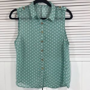 Sleeveless Top by Body Central Sz L.